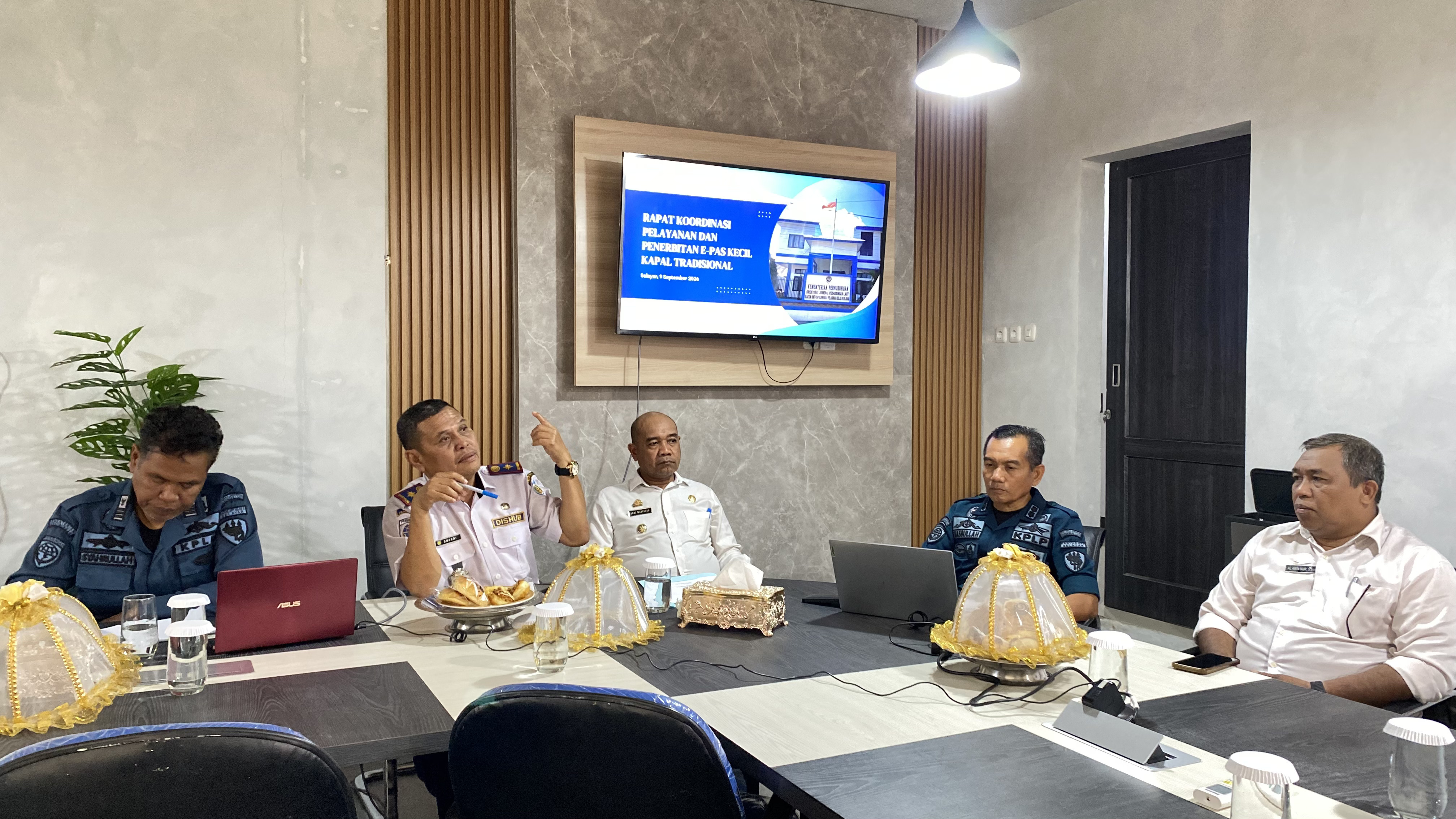 Rapat Koordinasi Pelayanan dan Penerbitan E-Pas Kecil Kapal Tradisional